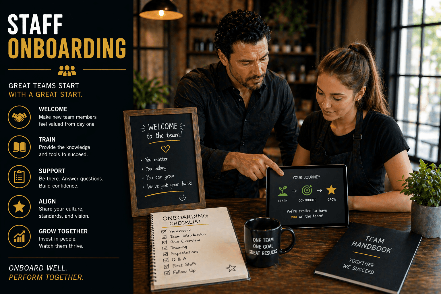 StaffOnboarding – Neue Mitarbeiter sauber integrieren