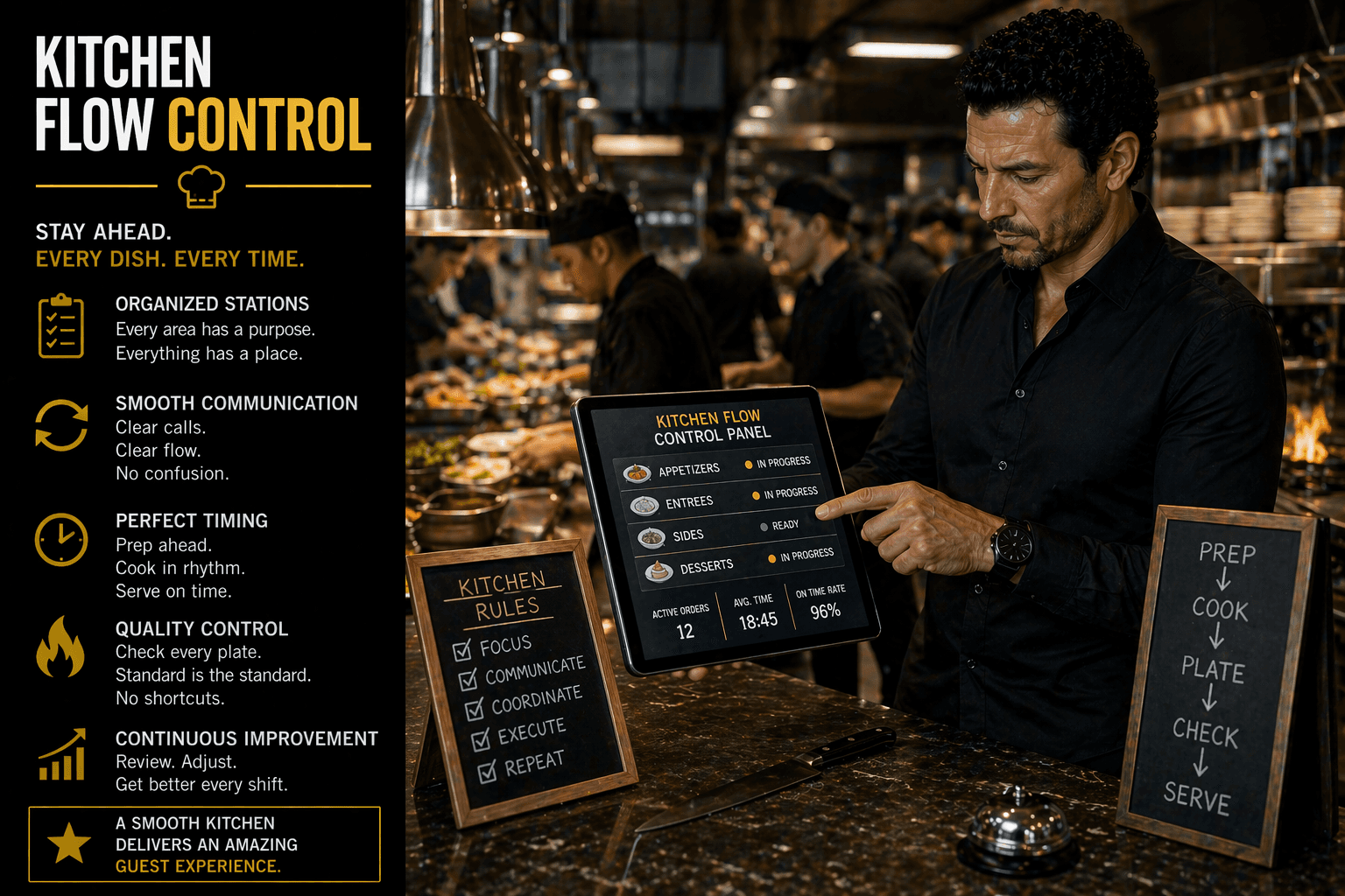 KitchenFlowControl – Küchenprozesse wirklich steuern