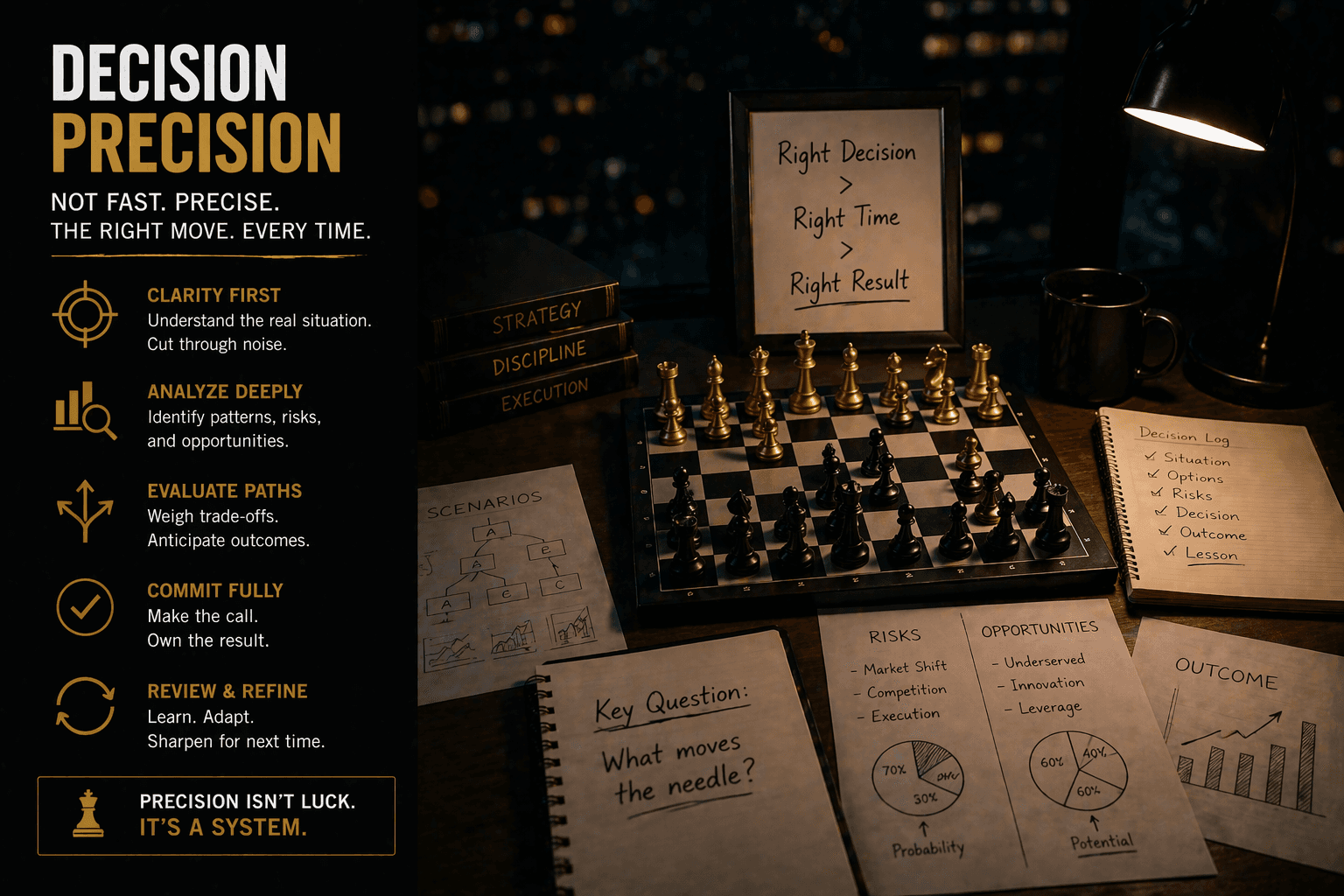 DecisionPrecision – Entscheidungen auf hoher Stufe schärfen