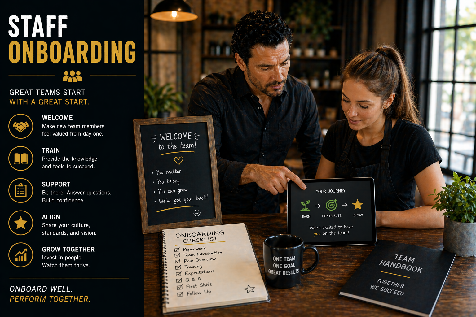 StaffOnboarding – Neue Mitarbeiter sauber integrieren