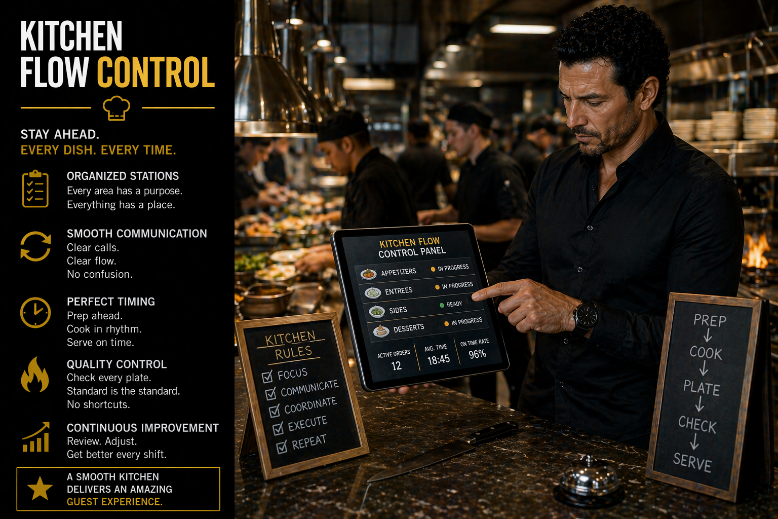 KitchenFlowControl – Küchenprozesse wirklich steuern