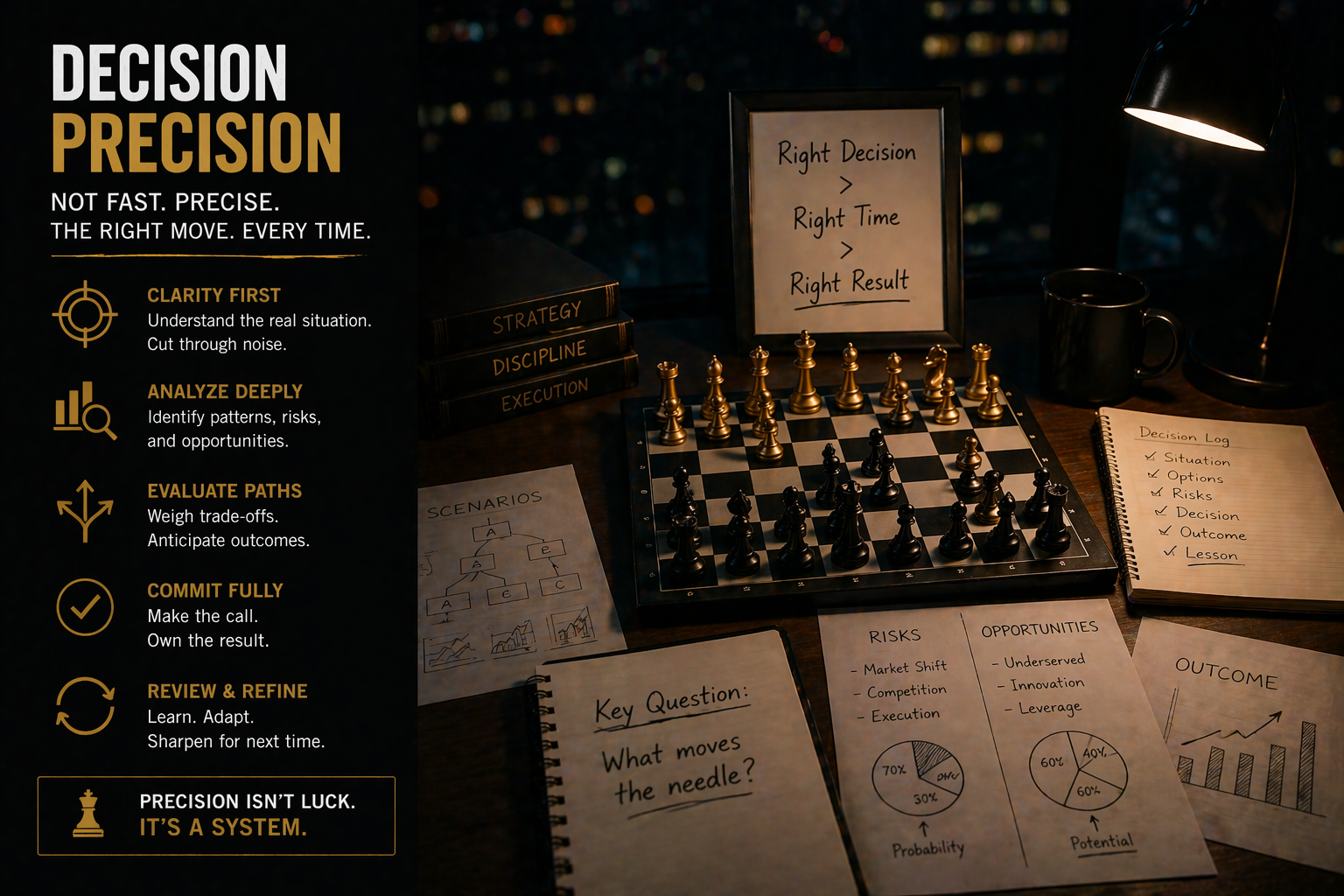 DecisionPrecision – Entscheidungen auf hoher Stufe schärfen