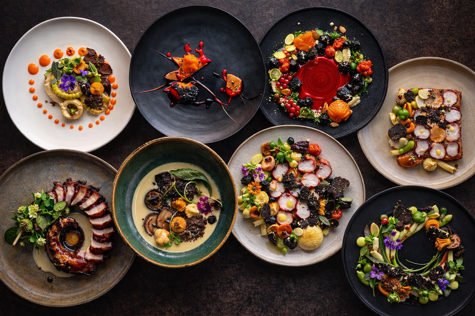 Tuna Sashimi & Caviar Cocktail Repertoire