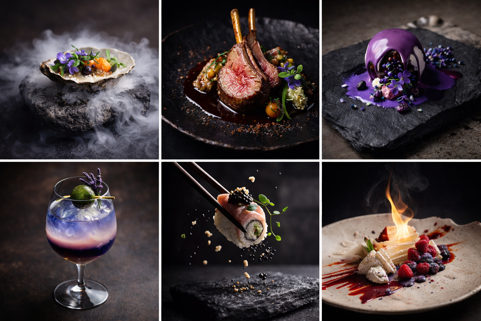 Gourmet Blueberry Composition Event Buffet