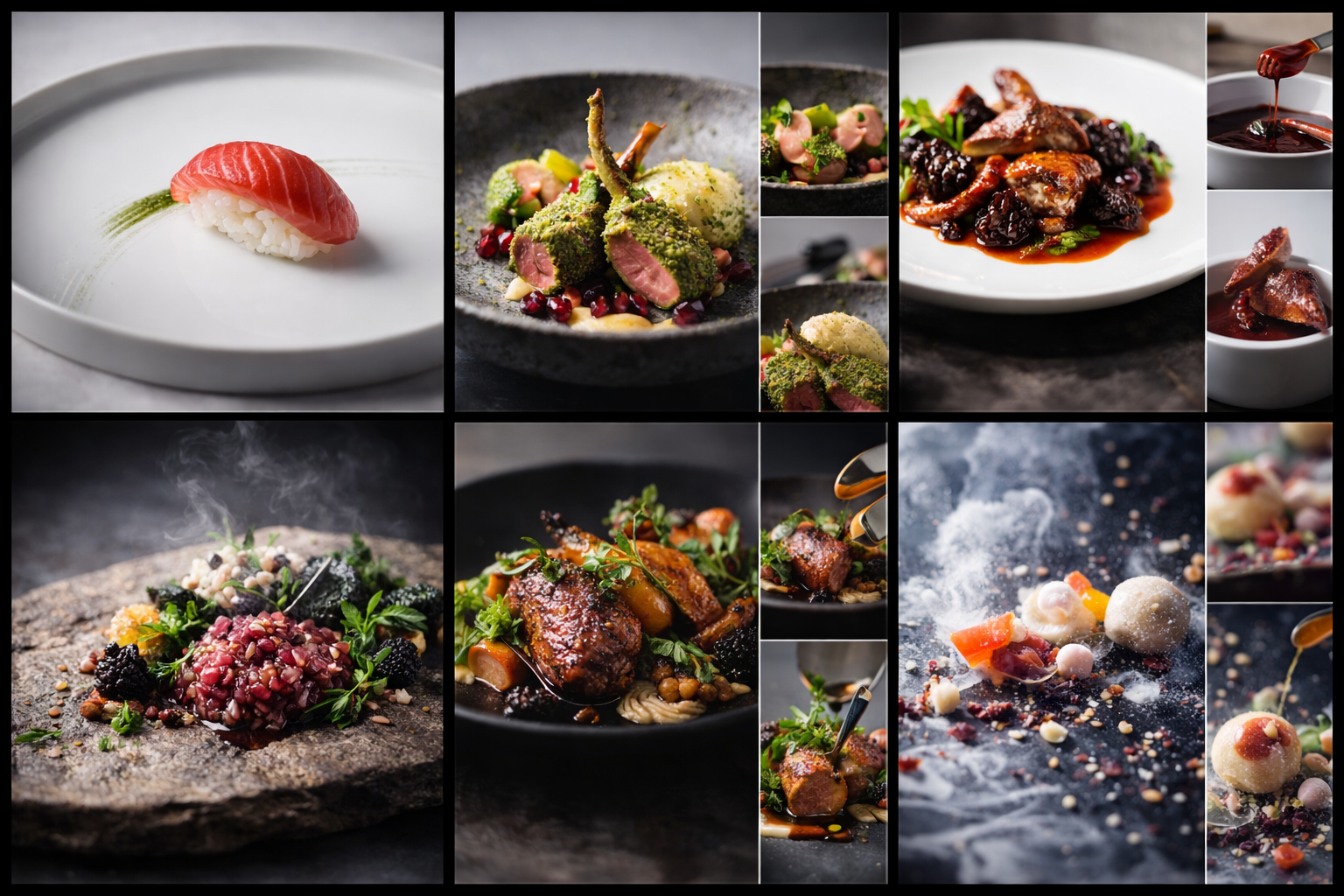 Smoke, Caviar & Citrus Service Board