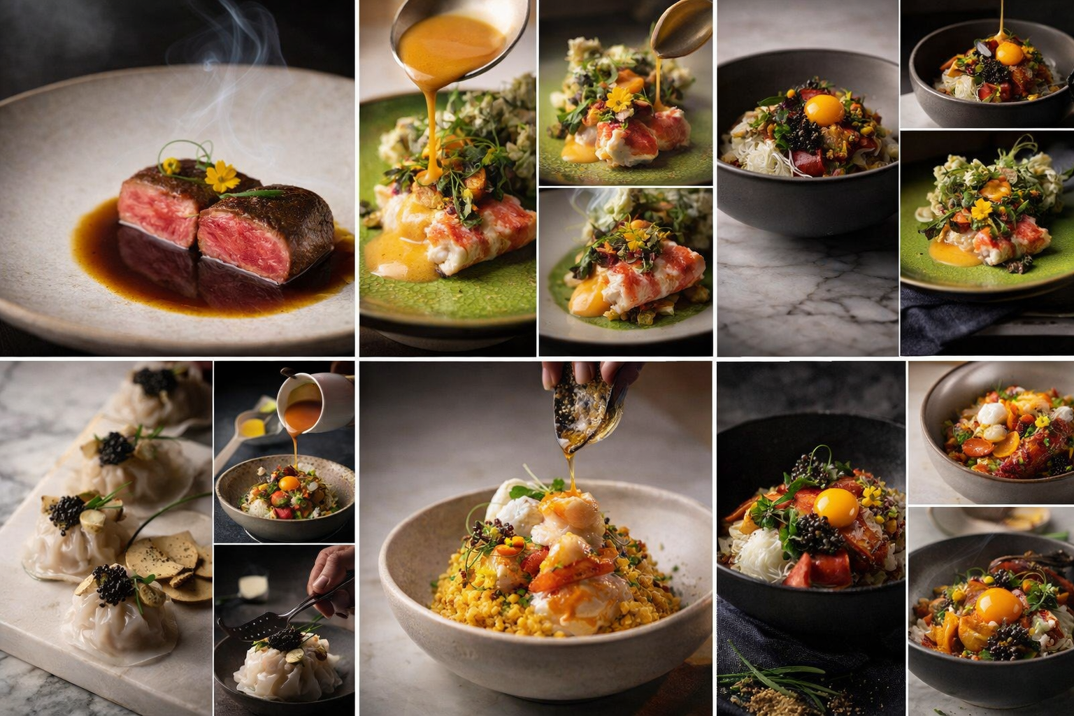 White Fish & Salmon Dome Tasting Set II