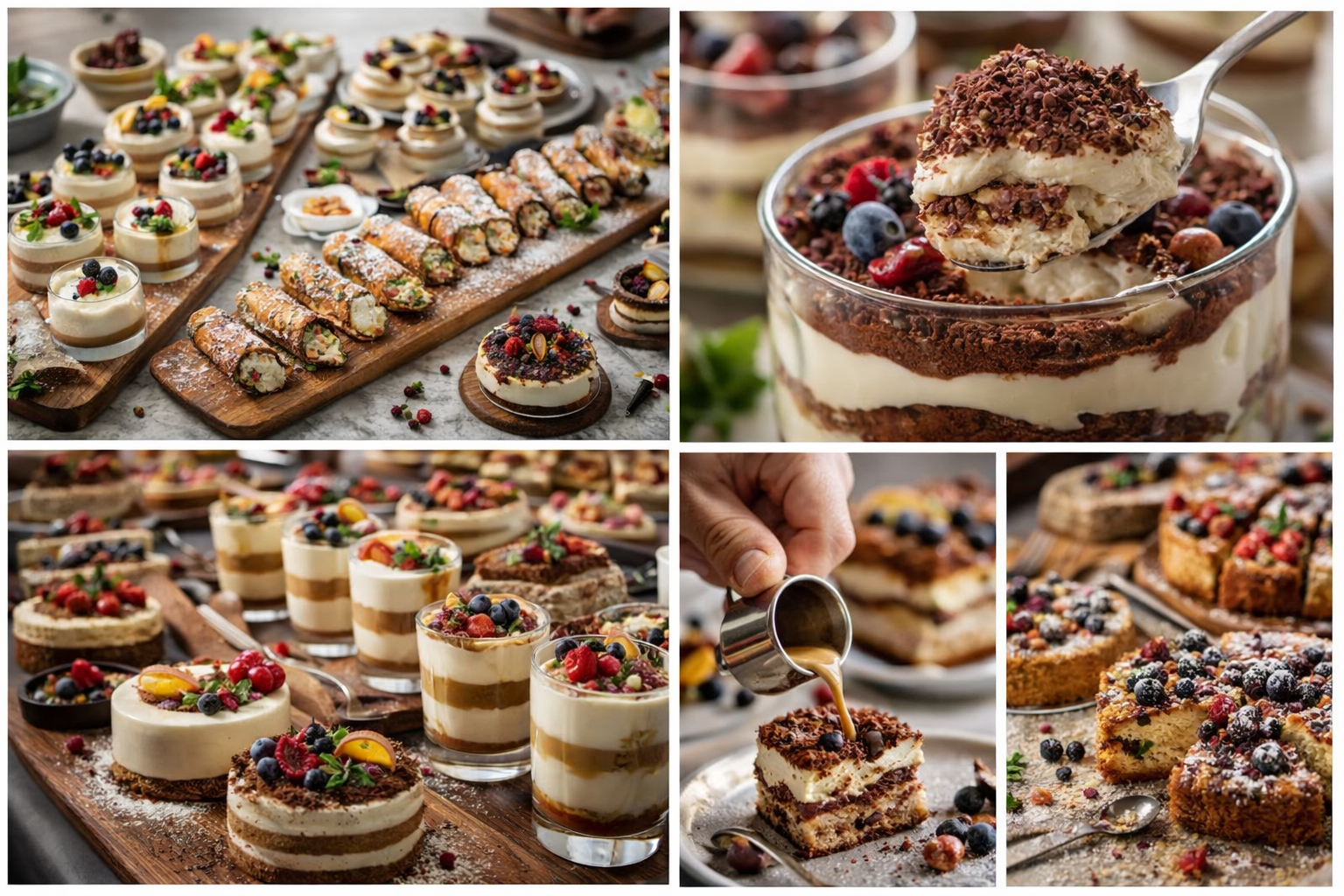Elegant Italian Dessert Buffet