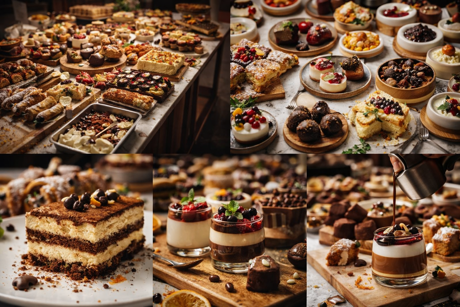 Elegant Italian Dessert Buffet