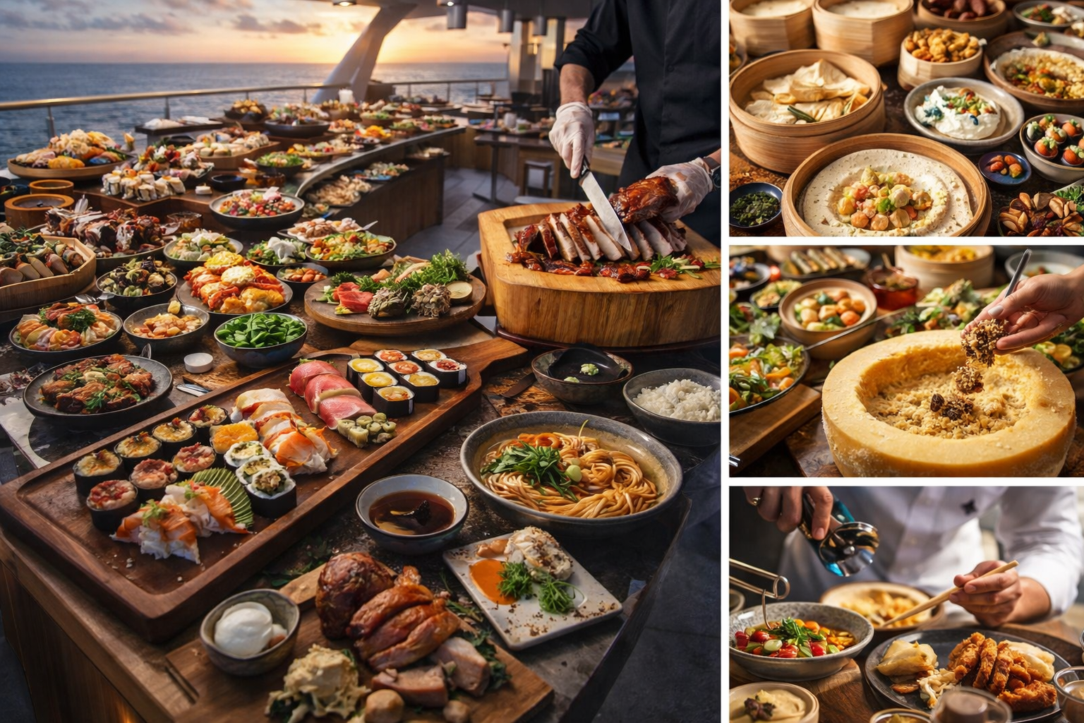 Elegant Culinary Art Event Buffet