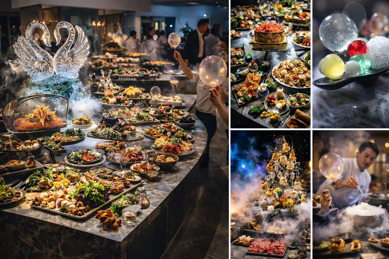 French Patisserie Wedding Buffet