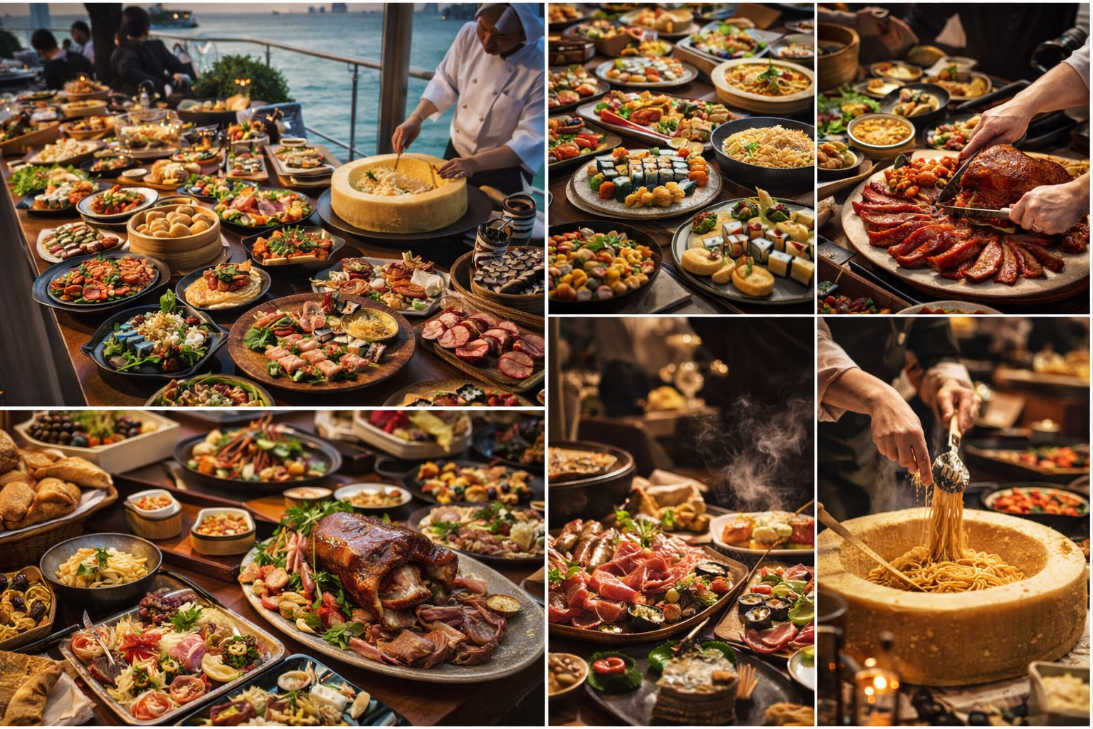 Fine Dining Corporate Tasting Buffet