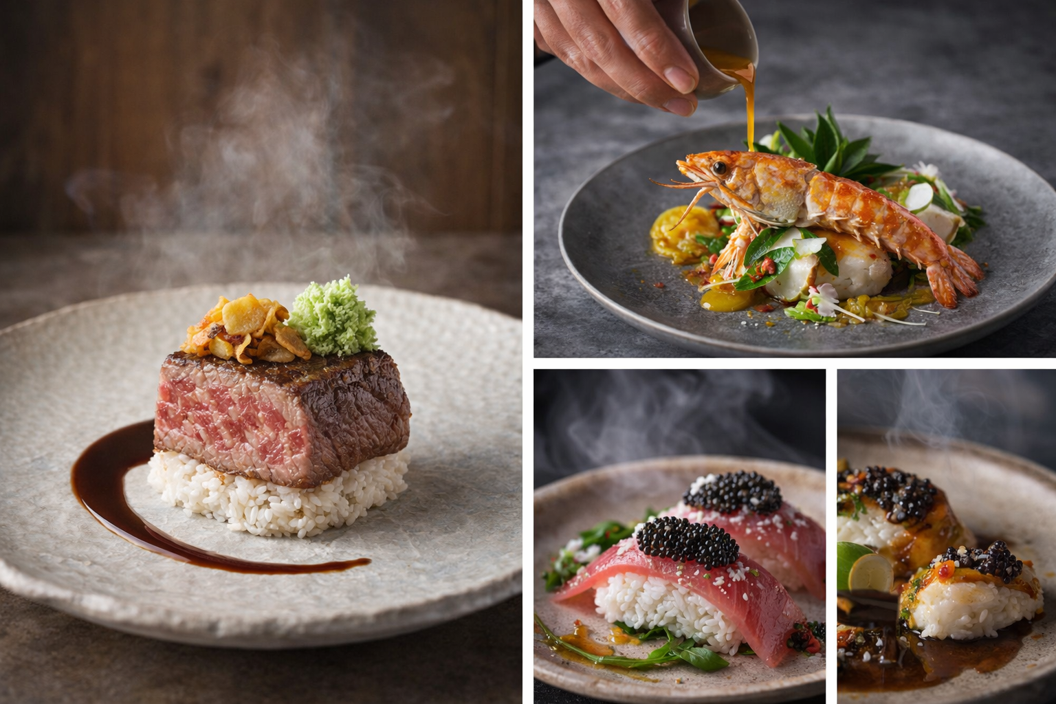 Tuna, Scallop & Braised Meat Collection II