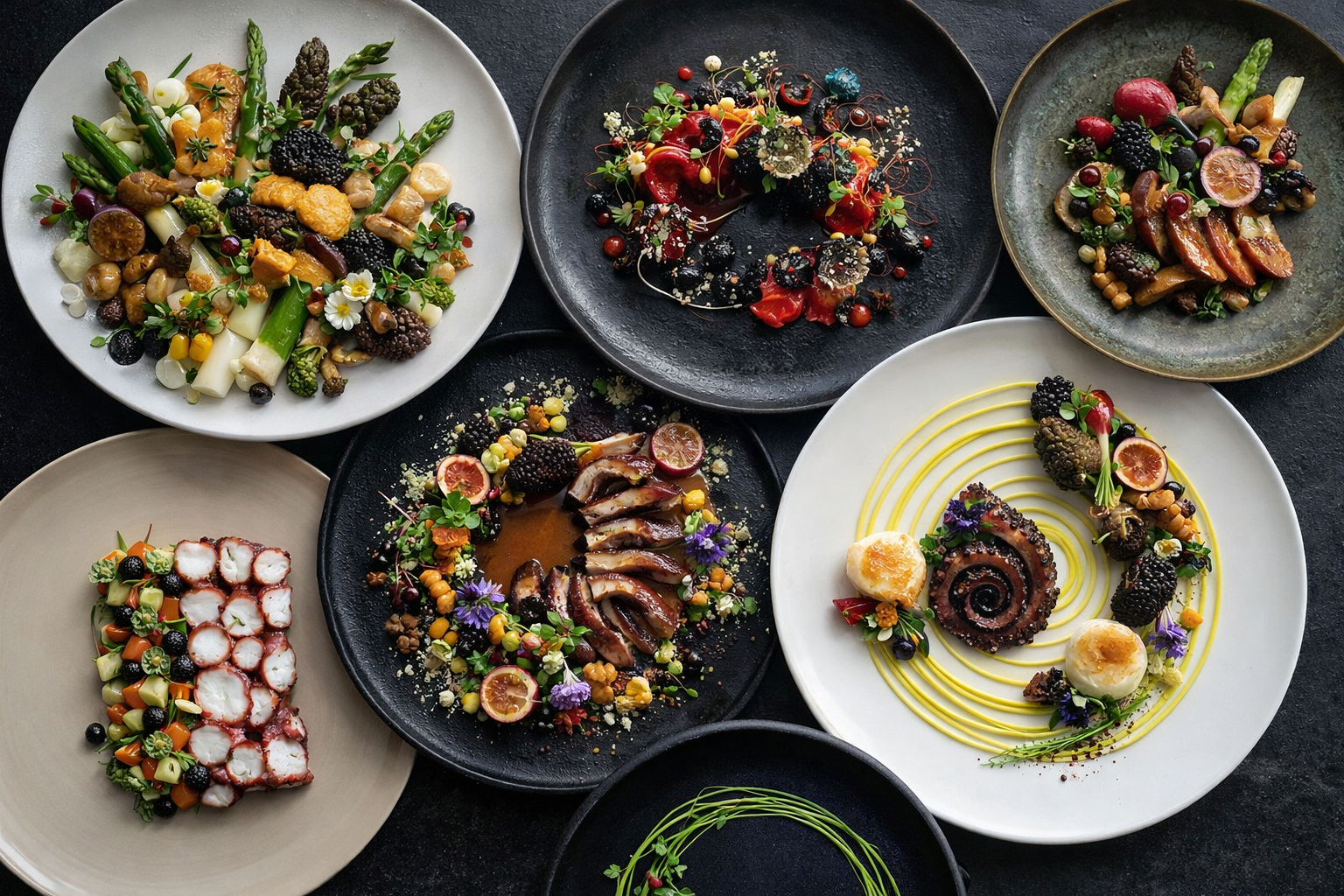 Caviar Tart & Citrus Whisky Degustation II