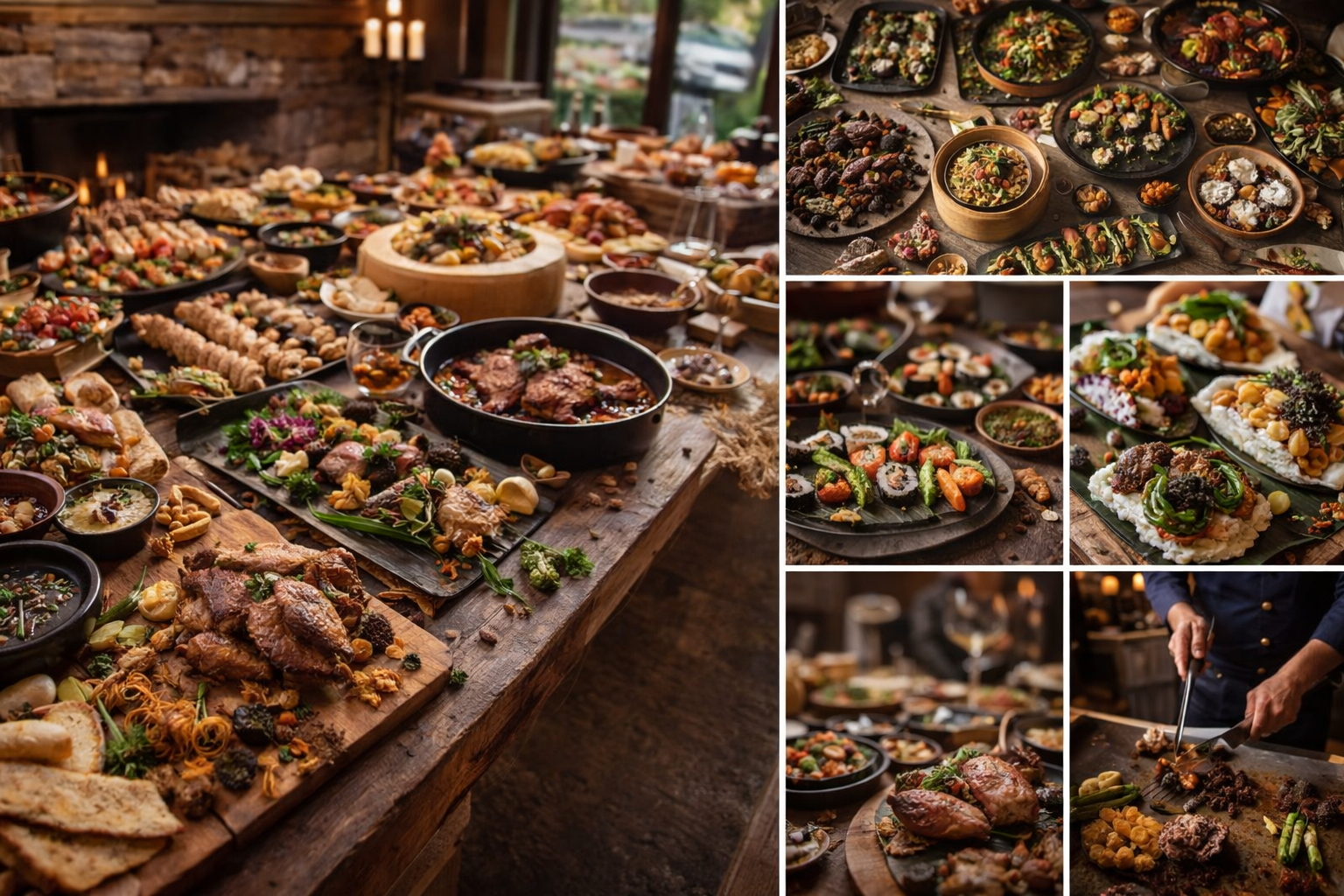 Moroccan Lantern Dinner Buffet